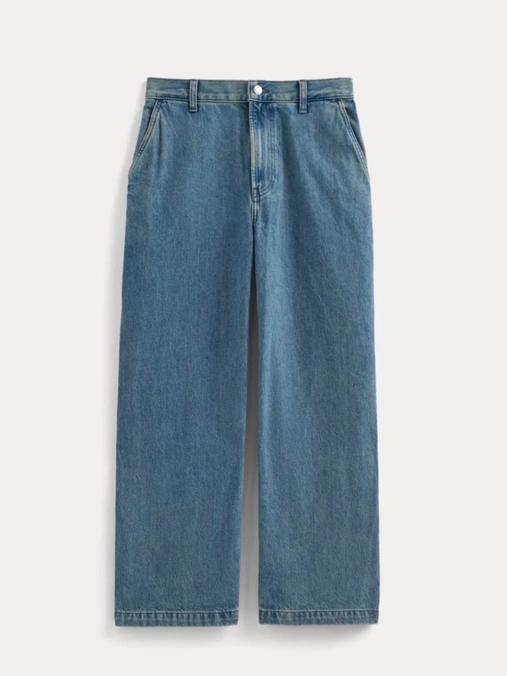 Everlane 90’s Baggy Denim Blue Jeans